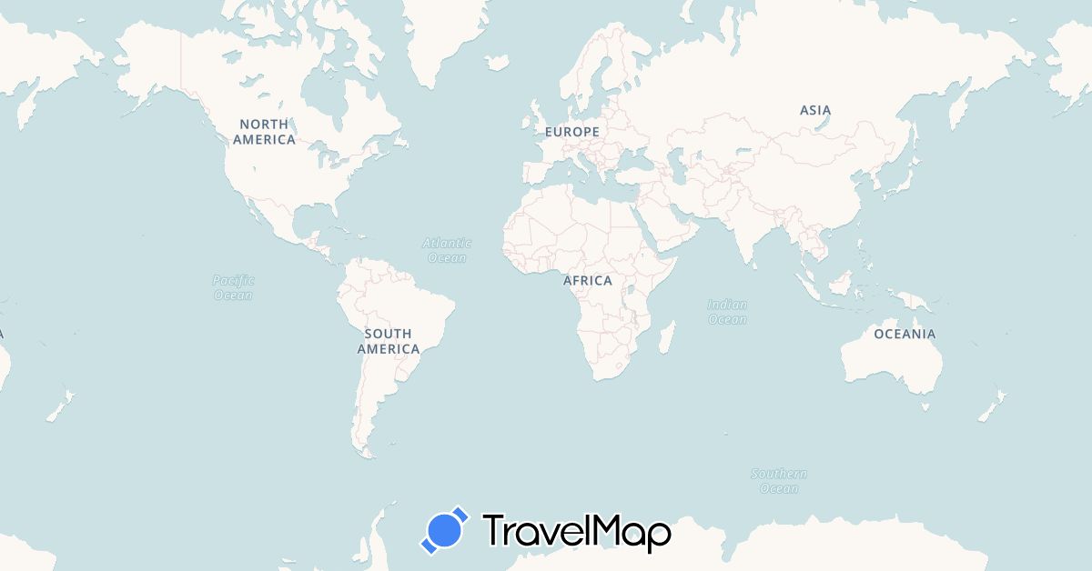 TravelMap itinerary: driving, train, hiking, electric vehicle in Canada, United States (North America)